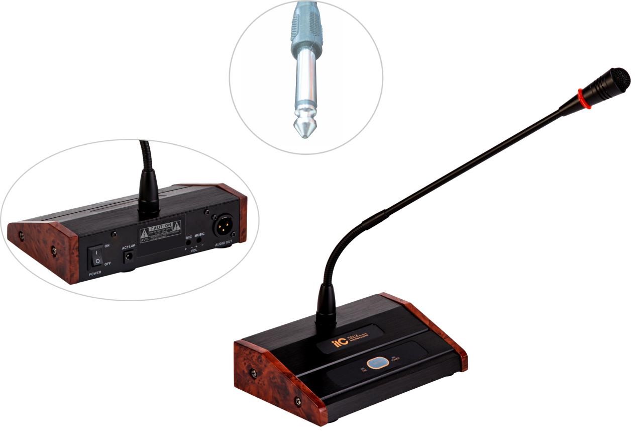 Micro thông báo để bàn ITC có chuông: T-521A