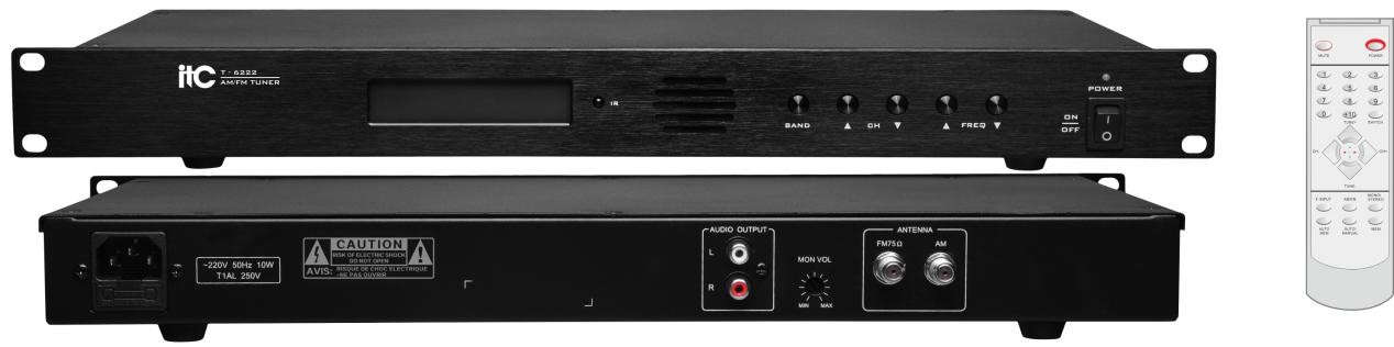 Đầu thu sóng AM-FM ITC T-6222