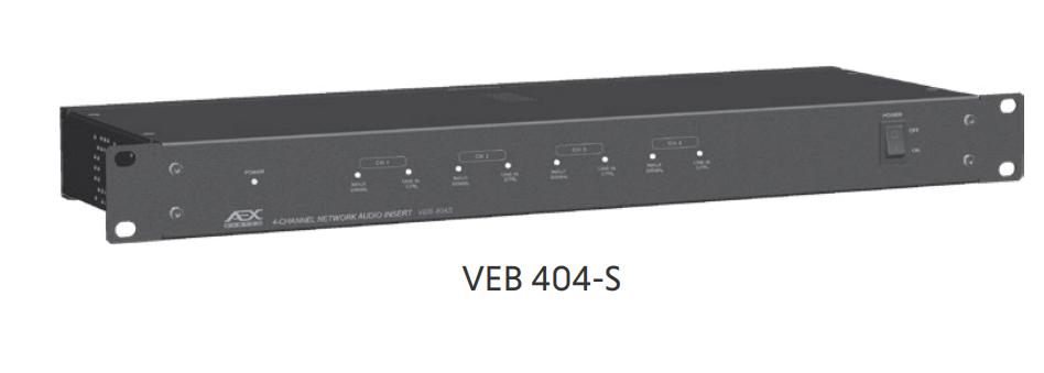 Bộ giao diện âm thanh IP 4 kênh VEB 404-S