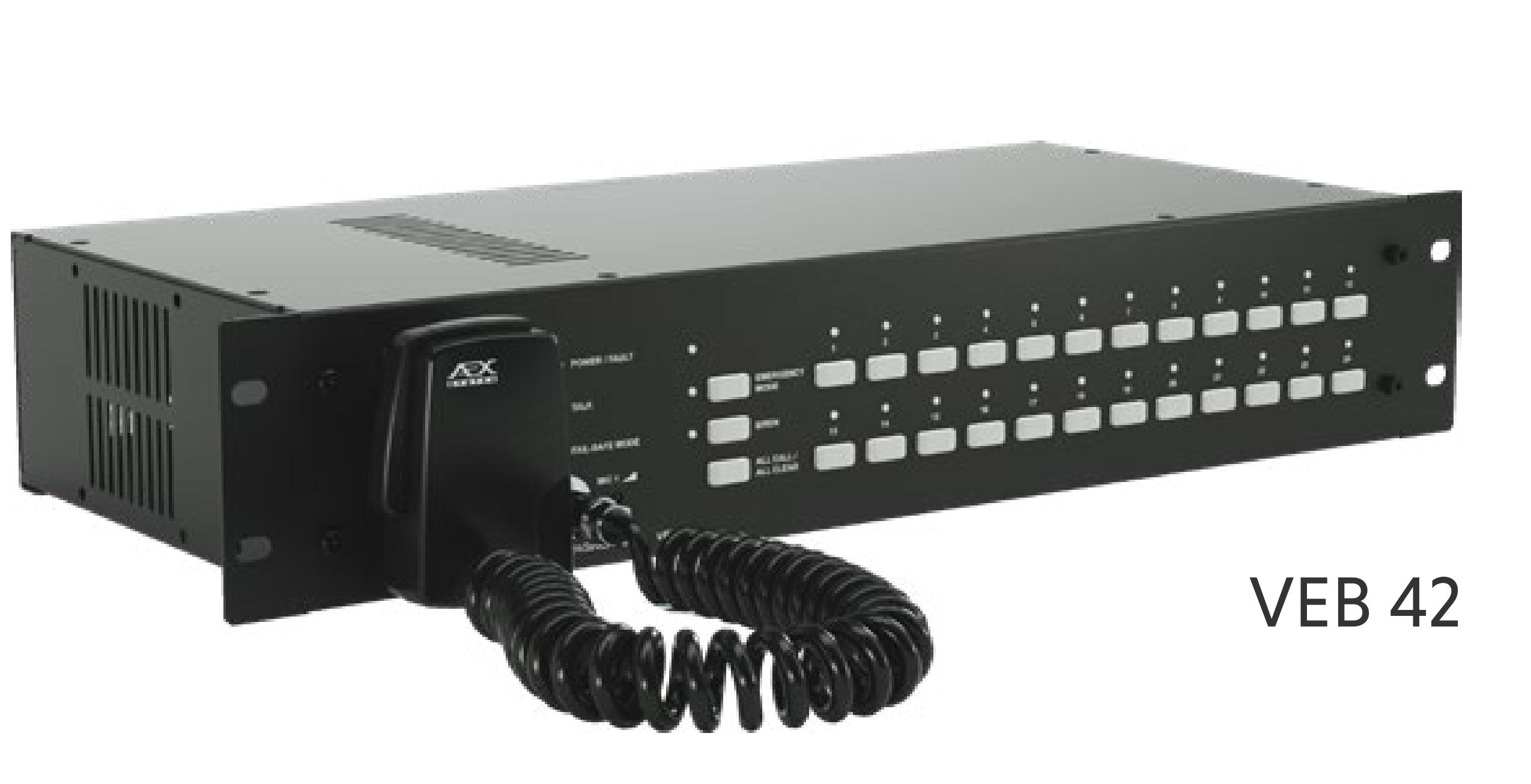 Bảng thông báo khẩn IP 24 vùng AEX VEB 42