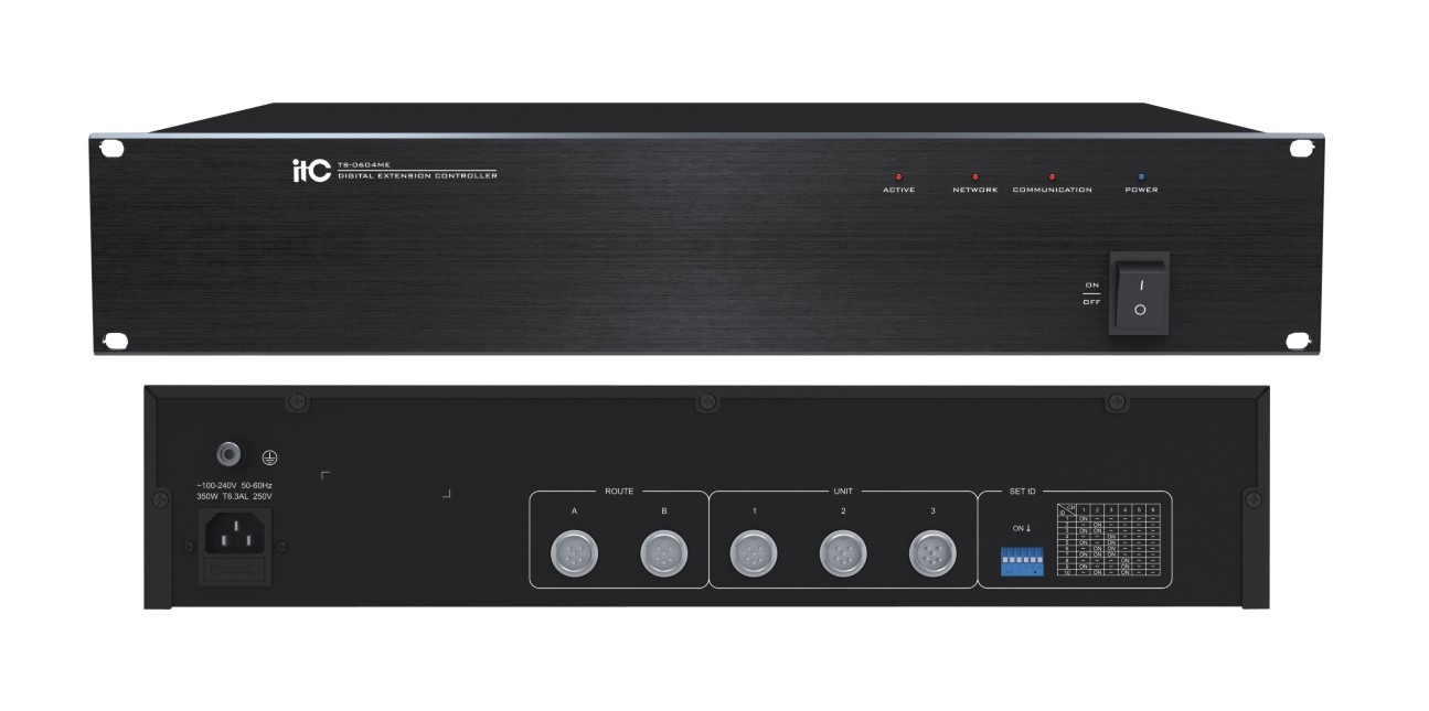 Bộ điều khiển trung tâm mở rộng thiết bị hội thảo ITC: TS-0604ME