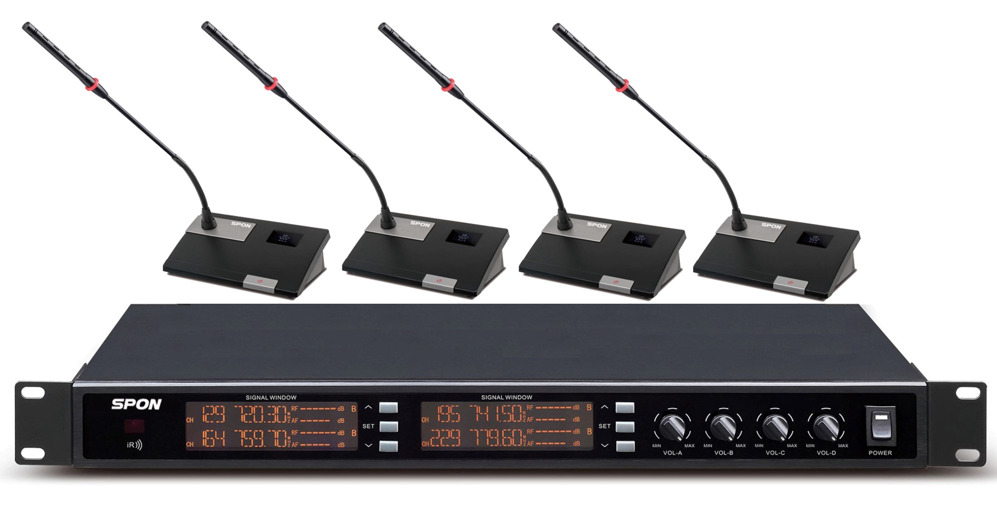 Bộ Micro không dây UHF micro để bàn SPON LCS-2338Z-31