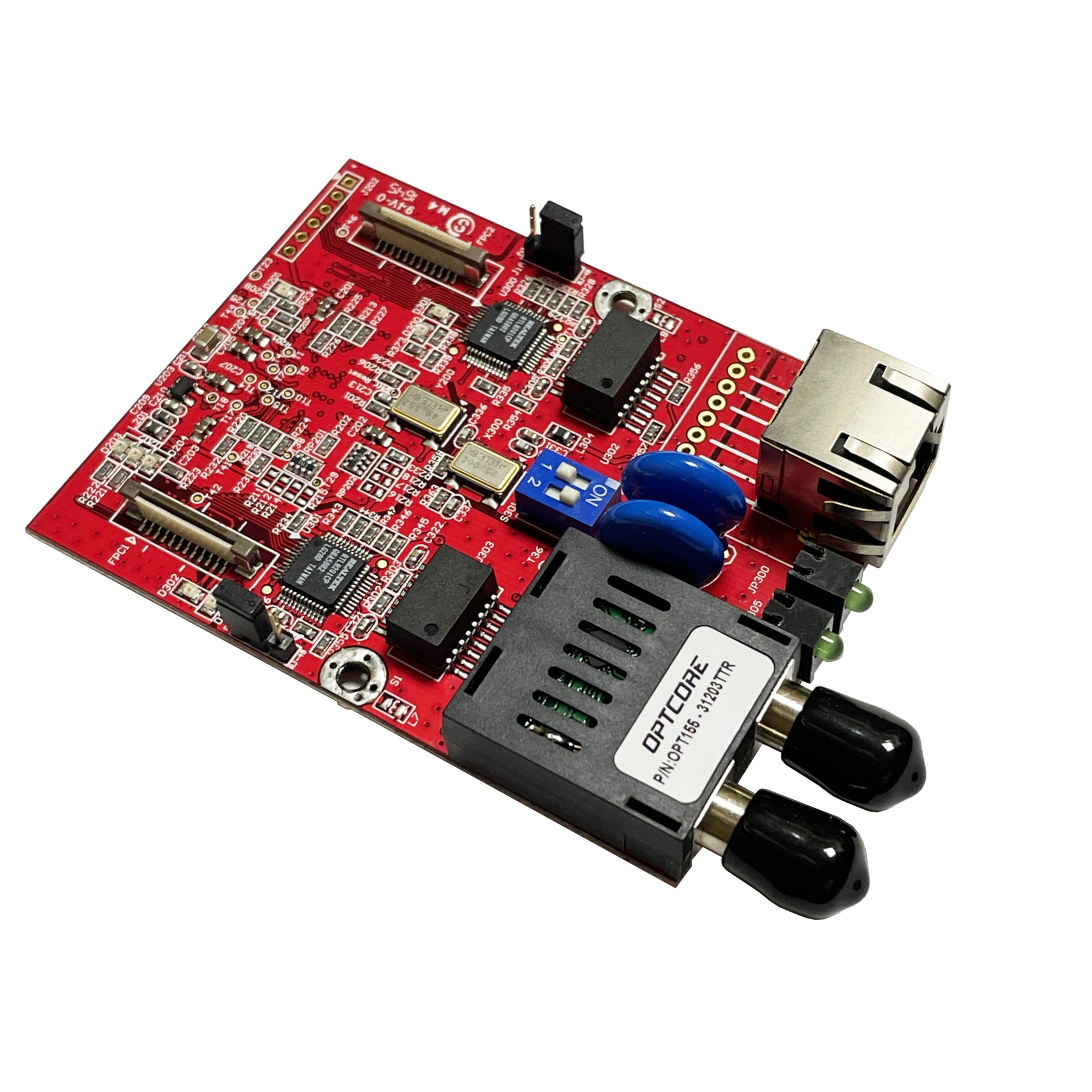 Card kết nối Ateis NET2-SR cổng RJ45(B)-Fiber Single(A)