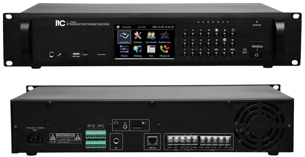 Tăng âm IP 500W Class D ITC T-78500