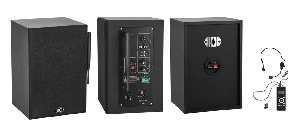 Loa hộp cho lớp học ITC T-250BM công suất 2x25W, có mic không dây