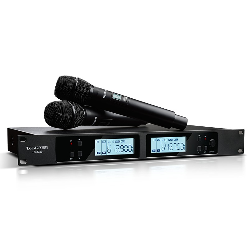 Bộ 02 micro không dây cầm tay UHF Takstar TS-3380
