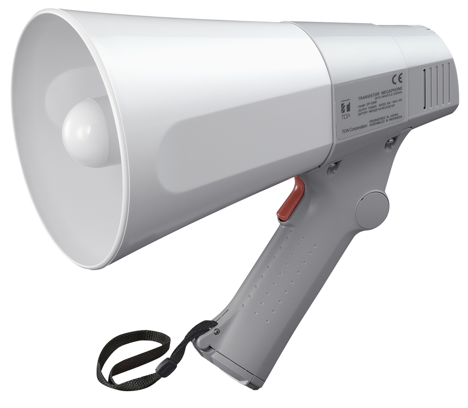 Megaphone TOA ER-520W kiểu cầm tay 10W còi hú