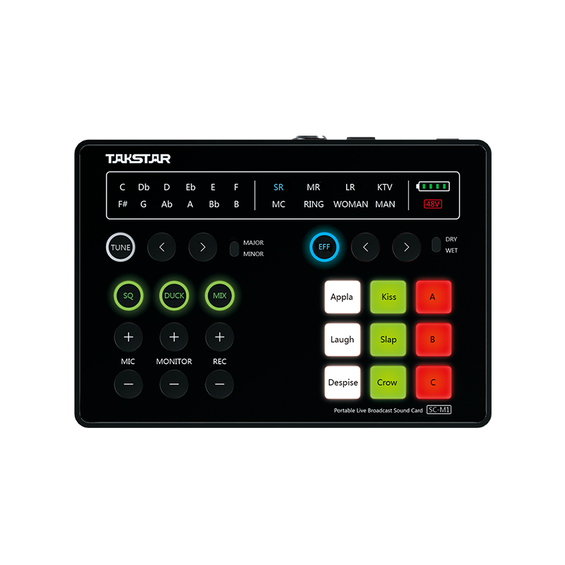 MX1 Set Takstar - combo Sound card livestream