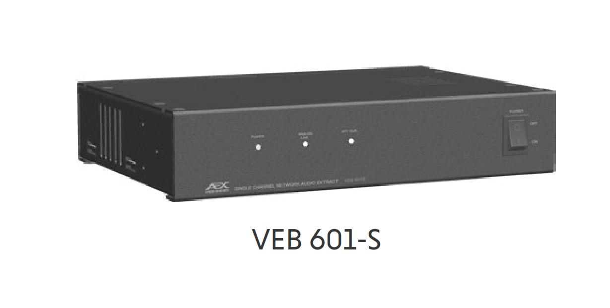 Bộ trích xuất âm thanh IP 1 kênh AEX VEB 601-S