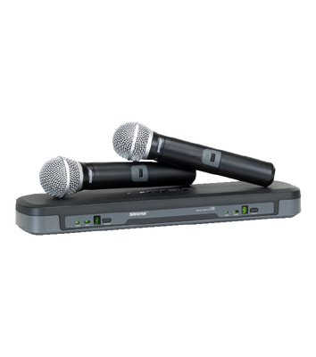 SVX 288E/PG28 Shure - Bộ thu và 2 bộ phát kèm micro không dây cầm tay