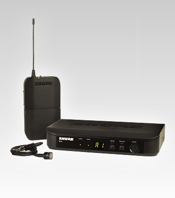 BLX14A/W85 Shure - Bộ thu và phát kèm micro cài áo