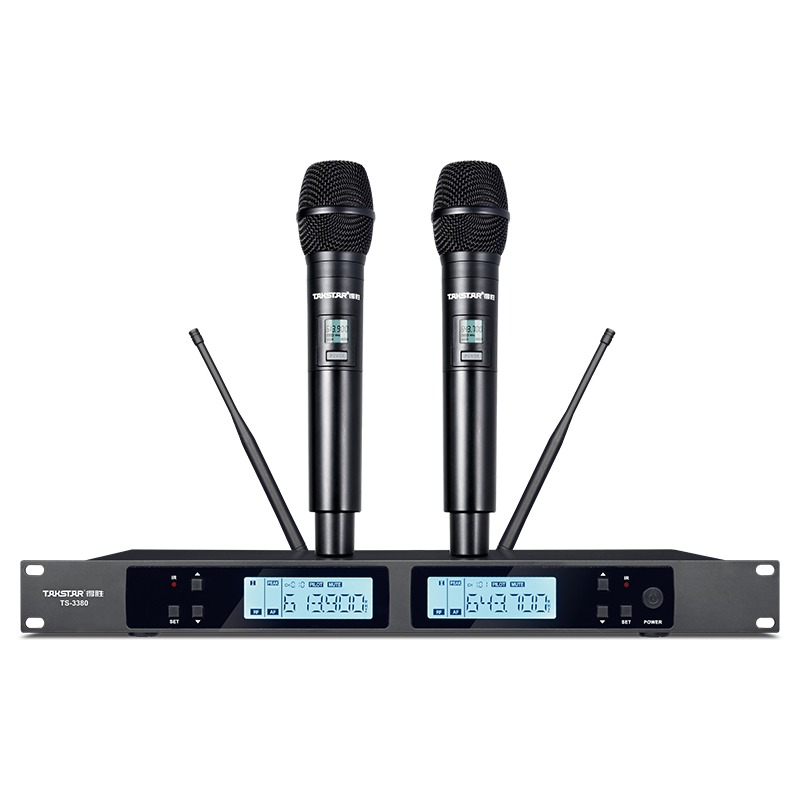 Bộ 02 micro không dây cầm tay UHF Takstar TS-3380