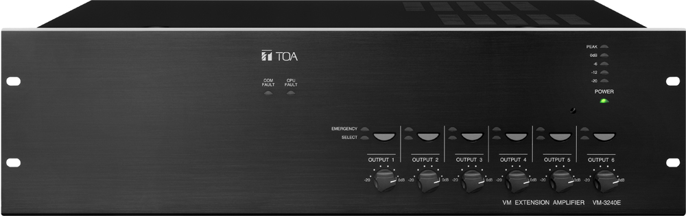 Tăng âm TOA VM-3360E hỗ trợ mở rộng 6 vùng 360W