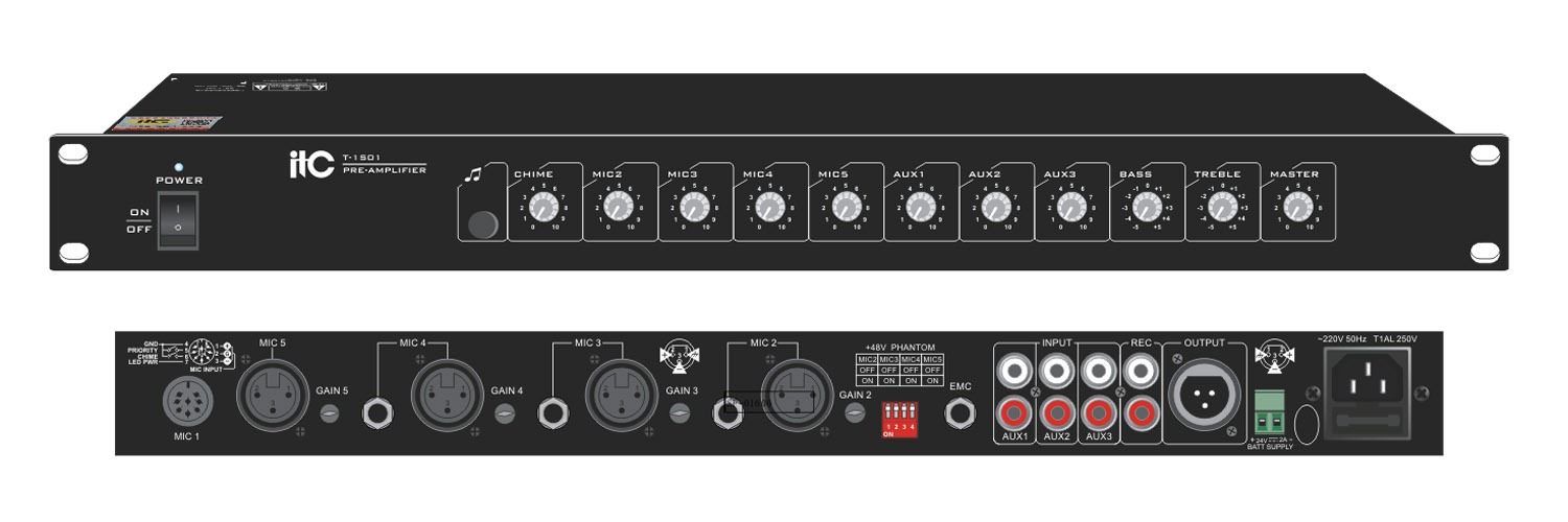 Âm ly tiền khuếch đại ITC: T-1S01