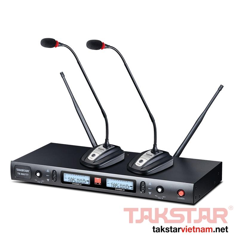 TS-8807TT Takstar - Mic không dây hội nghị UHF kênh kép