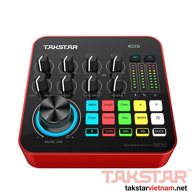 MX1 PRO Takstar - Sound card livestream